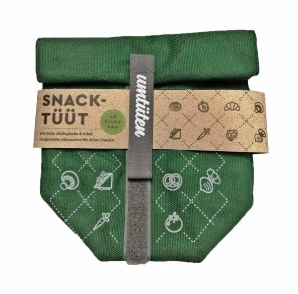 Umtüten Snack-Tüüt aus Baumwolle mit Biokunststoff Frischeinlay Jausentüte