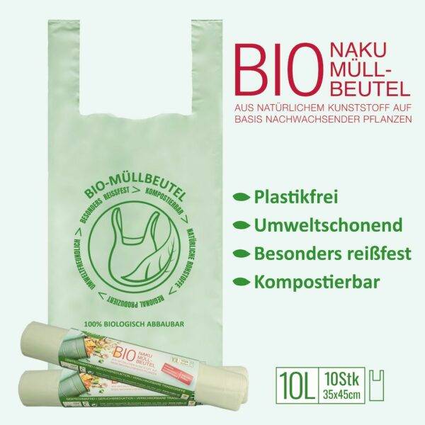 Der neue NaKu Biomüllbeutel aus pflanzlichen Rohstoffen