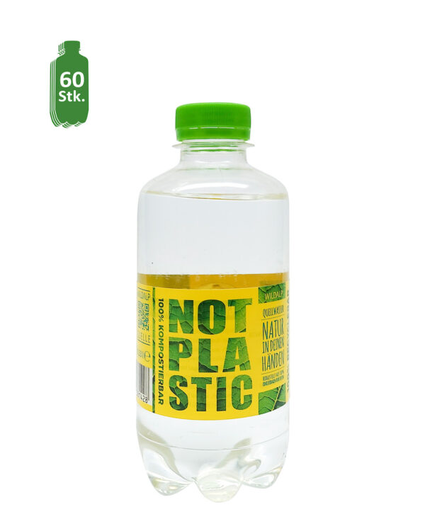 Natürlicher Trinkgenuss ohne Plastik! Not Plastic Water - Quellwasser von Wildalp