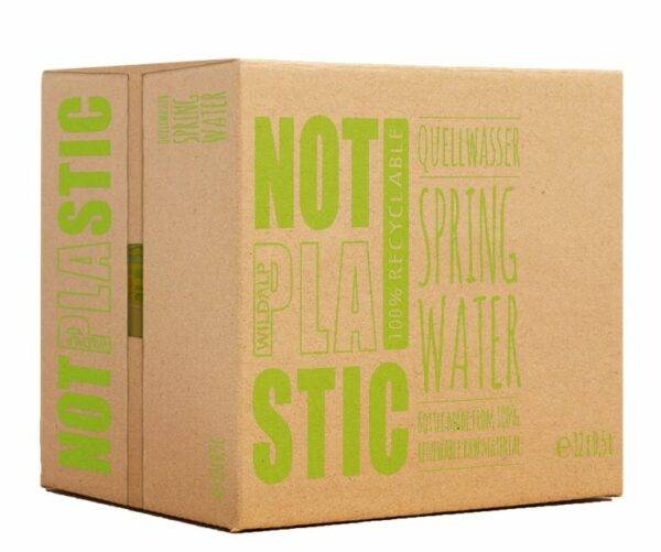 Not Plastic Water - Quellwasser von Wildalp im Karton