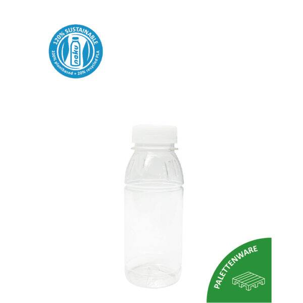 NaKu PLA rPLA Bioflasche 250ml kompostierbar und recyclebar - Palettenware