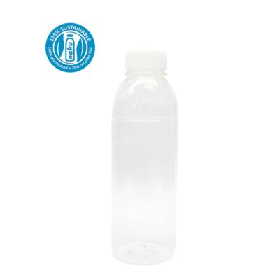 NaKu PLA rPLA Bioflasche 500ml kompostierbar und recyclebar