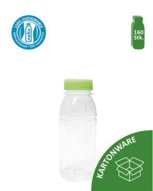 Kompostierbare NaKu Zuckerflasche 250ml Kartonware